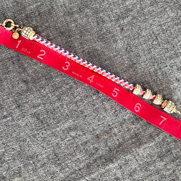J CREW | rope bracelet | Sliding Crystal Charms - Picture 11 of 16